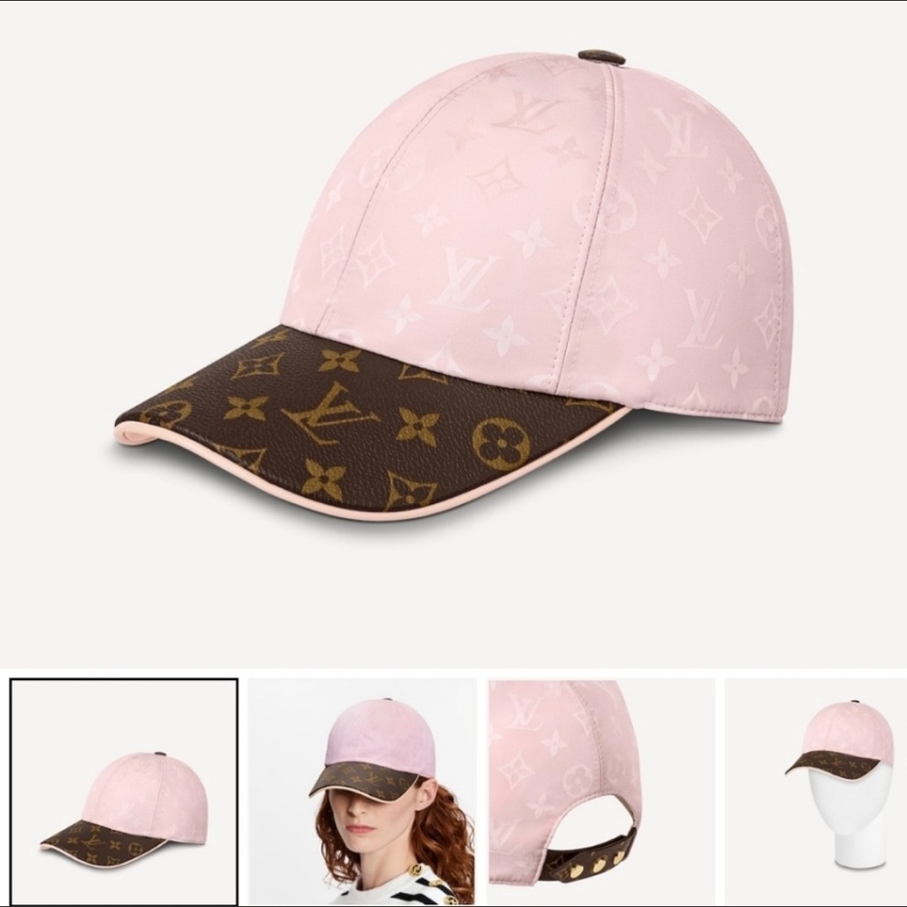 LOUIS VUITTON PINK HAT - Picture 1 of 7